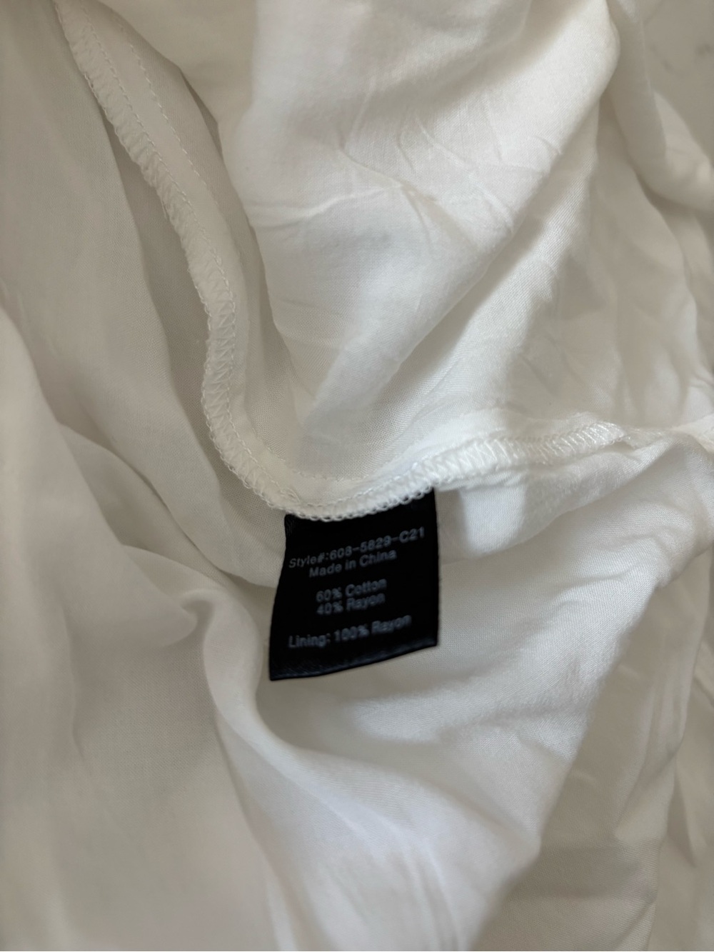 Jenni Kayne White Maxi Button-Front Midi Dress CT - Picture 5 of 7